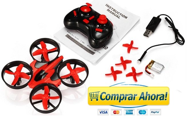 Drone Eachine E010 Mini en Español 01