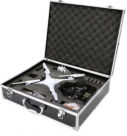 Aluminum Suitcase Carrying Case Box for Syma X5C RC Quadcopter