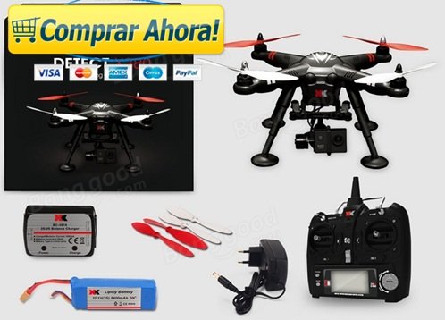 Drone XK DETECT X380-C Español Análisis 01