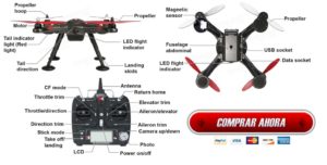 Drone XK DETECT X380-C Español Análisis 04