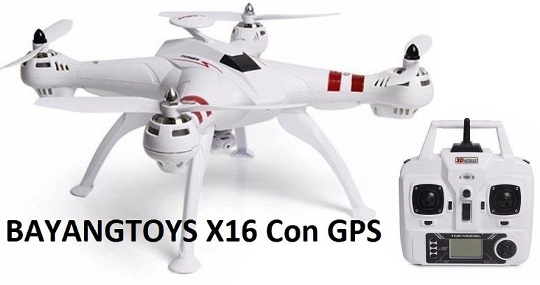 BAYANGTOYS X16 Con GPS Español