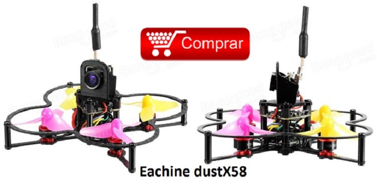Eachine dustX58 58mm FPV Racing Drone BNF