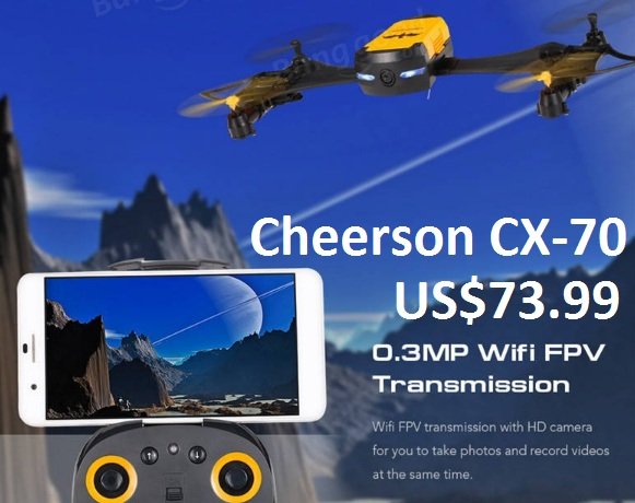 Cheerson CX-70 CX70 BAT DRONE