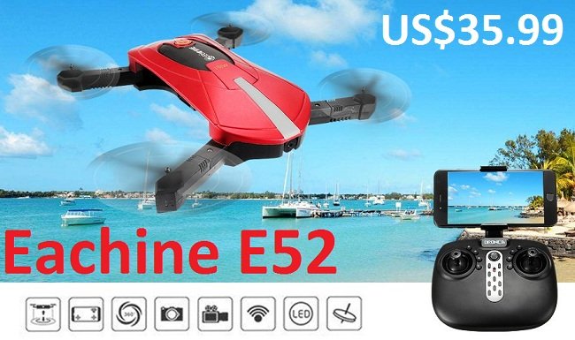 Eachine E52 WiFi FPV Selfie Drone