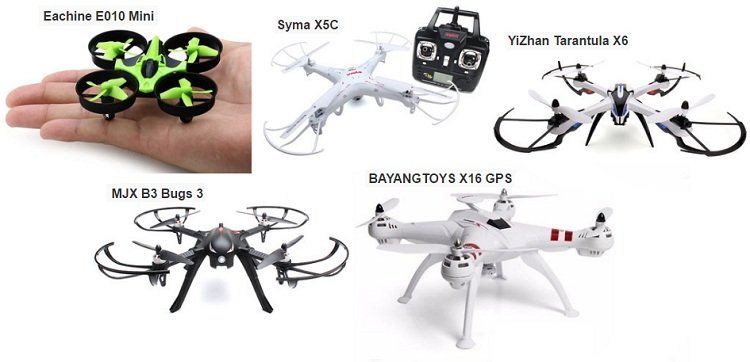 Top 5 Drones Baratos gama BAJA