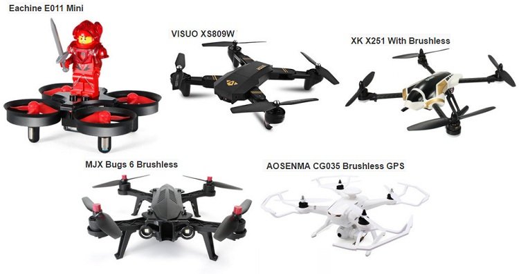 Top 5 Drones Baratos gama MEDIA