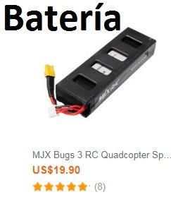 Batería MJX Bugs 3