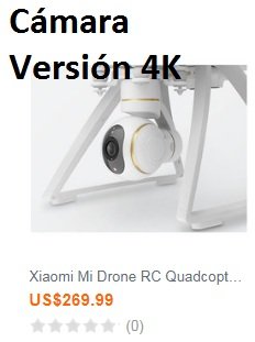 Cámara Xiaomi Mi Drone 4K