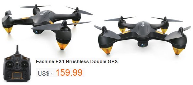 Eachine EX1 Brushless Double GPS