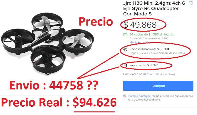 Cuánto vale un drone en Colombia